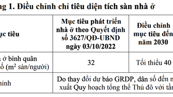 Hà Nội đặt mục tiêu 40 m² nhà ở/người vào năm 2030  - 1