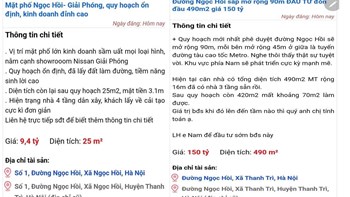 Đường còn trên giấy, giá đất đã lên… mây: Thận trọng đầu tư ăn theo thông tin mở rộng đường nghìn tỷ 