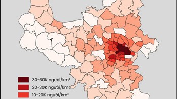 Heatmap giá đất, dân số và hạ tầng giao thông chính tại Hà Nội  - 4