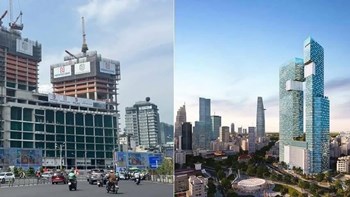 2 tòa tháp đôi “lận đận” nhất Việt Nam: một bên hồi sinh ngoạn mục, một bên nằm im suốt 16 năm  - 1