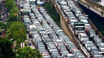 Hà Nội, tắc đường chuyện.  - 1