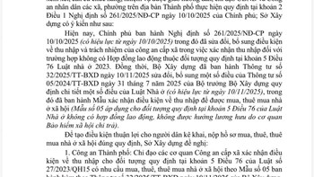 🔥CÔNG VĂN MỚI DÀNH CHO LAO ĐỘNG TỰ DO MUA NOXH  - 2