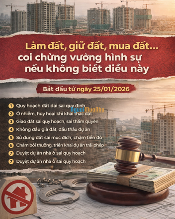 Từ 25/1, 7 hành vi vi phạm đất đai có thể bị khởi tố, người dân cần nắm rõ thông tin - 1
