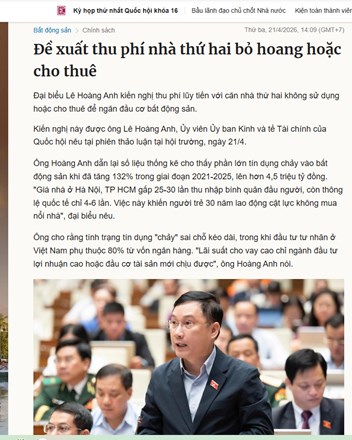 Khi giữ nhà còn dễ hơn làm kinh doanh: đánh thuế có giải quyết được gì?  - 1