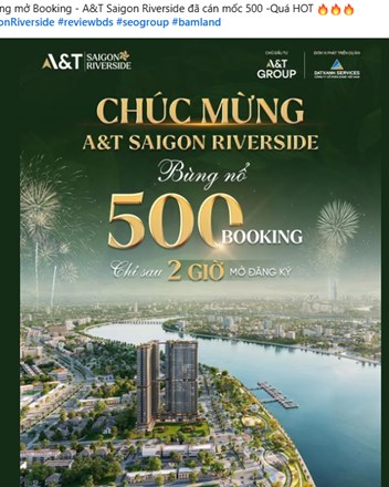 Lạ nhỉ, hơn 5.000 người "tranh nhau" 900 căn hộ chưa xong móng tại A&T Saigon Riverside  - 1