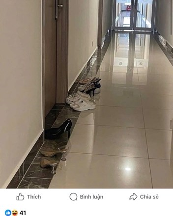 Khó chịu vì "triển lãm giày dép" ở chung cư - 1