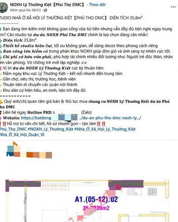 Hơn 12.000 hồ sơ tranh hơn 100 căn nhà ở xã hội Lý Thường Kiệt hot hòn họt tại TP.HCM, quái lạ thế nào vẫn có "cò" rao bán suất chênh trên mạng 🧐 - 1