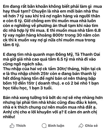 Có những câu chuyện đọc xong mới thấy, ở Hà Nội bây giờ mua nhà không còn đơn thuần là chuyện “thích thì mua”, mà là một bài toán tâm lý, tài chính và cả sự đánh đổi - 1