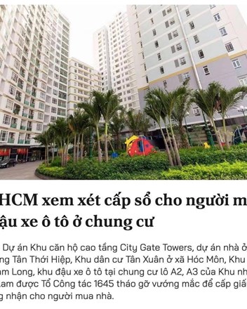 Chuẩn bị tới thời kỳ đi mua chung cư mà cái được hỏi nhiều nhất không phải căn mấy phòng ngủ, mà là có sổ hồng chỗ đỗ ô tô không? 😅 - 1