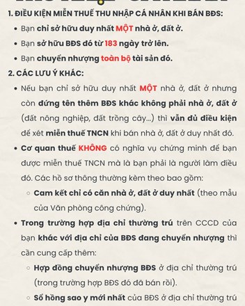 Miễn thuế TNCN khi chuyển nhượng bất động sản và câu chuyện hy hữu - 1