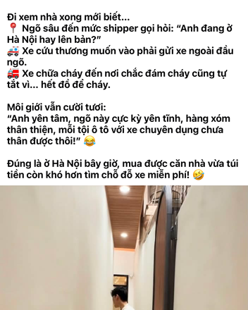 Cầm 7 tỷ đồng trong tay, ở quê có thể xây được biệt phủ, mua thêm vài mẫu đất, vậy mà lên Hà Nội bỗng chốc hóa thành "người thu nhập thấp" trong mắt các anh môi giới - 1
