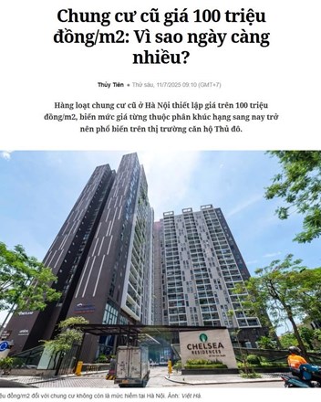 Giá căn hộ đang quá cao - 1