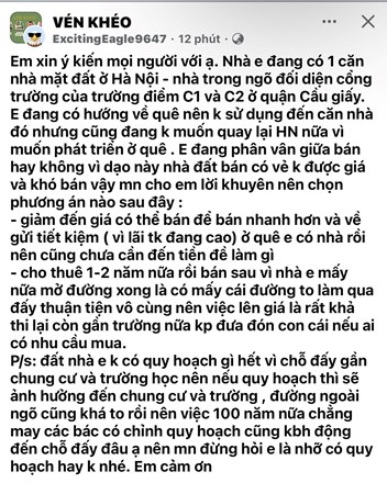 Bán hay giữ: Cú bấm tay "cân não" của chủ nhà đất Cầu Giấy và bài toán bất động sản thời đại - 1
