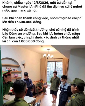 Đừng nghĩ ở chung cư sang xịn mịn là không bị bọn thông cống lừa, các bác nên cẩn trọng nhé! - 1