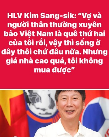 Đấy, đến HLV trưởng đội tuyển Việt Nam cũng không mua được nhà chứ nói gì làm công ăn lương như chúng tui! - 1