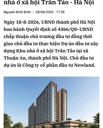 Một chia sẻ đầy tâm huyết của lãnh đạo Newland khi khởi công nhà ở xã hội! - 1