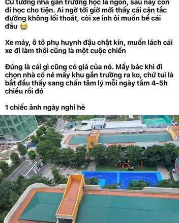Đừng để quảng cáo "nhà gần trường" lừa: Ác mộng ngọt ngào của dân làm đêm! - 1