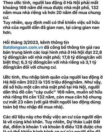 132 năm mới mua được nhà riêng Hà Nội: Dân ngoại tỉnh như chúng tôi còn làm gì dám mơ ở lại Hà Nội! - 1