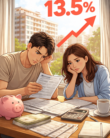 Lãi vay mua nhà tại các ngân hàng quốc doanh tăng mạnh, chạm mốc 13,5%: Mua nhà lúc này là đầu tư hay tự “gánh tạ”?  - 1