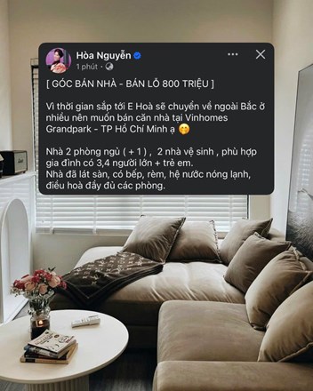 Hòa Minzy chấp nhận "cắt lỗ" 800 triệu đồng để bán nhà: Người nổi tiếng thì cũng vẫn phải cắt lỗ như bình thường thôi  - 1
