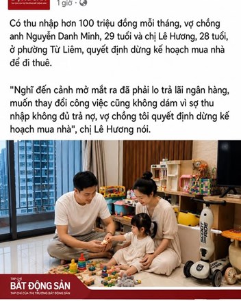 Thu nhập 100 triệu vẫn sợ mua nhà: Khi người giàu dạt về phe "ở thuê" và nghịch lý nghẹt thở của phố thị  - 1
