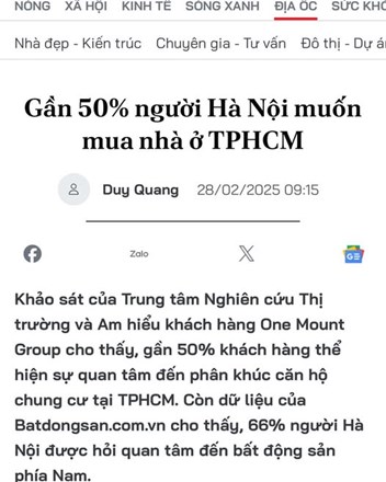 Góc nhìn: Khác biệt giữa Hà Nội và Sài Gòn trong đầu tư BĐS  - 1