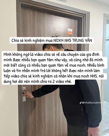 Chia sẻ kinh nghiệm mua NƠXH NHS Trung Văn - 1