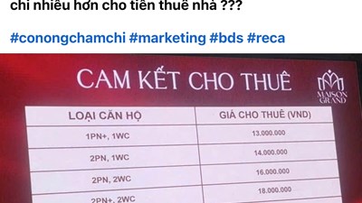 Là chung cư Hà Nội ảo giá hay người dân SG chịu chi nhiều hơn cho tiền thuê nhà???