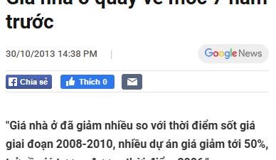 Từ 2000 đến nay. Có khoảng 6-7 lần diễn ra những pha giảm mạnh từ chứng khoán đến BĐS. 