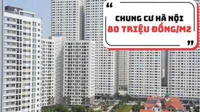 70% chung cư mở mới tại Hà Nội có giá gần 80 triệu đồng/m2 