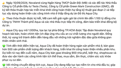 MBbank 'bơm' 1.100 tỷ cho Novaland để hoàn thiện dự án AQUA CITY, người mua nhà sắp được về ở khu đô thị đẳng cấp?