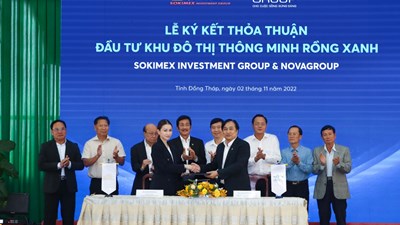 NovaGroup và Sokimex cam kết đầu tư, phát triển dự án khu đô thị BLUE DRAGON