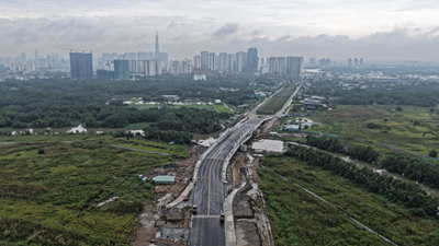 Đường liên phường Xuyên Tâm đô thị “tỷ đô” chuẩn bị thông xe – gỡ nút thắt ùn tắc cho nút giao lớn nhất TP.HCM