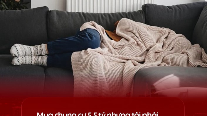 Mua chung cư 5.5 tỷ nhưng tôi phải ngủ ở ghế sofa phòng khách  - 1