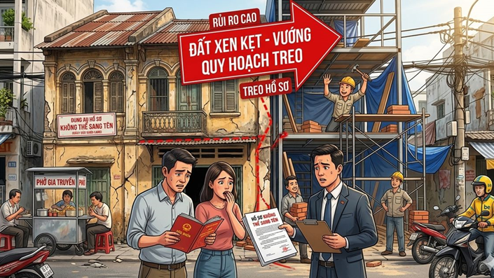 Sổ hồng cầm tay nhưng "vận may" bay mất: Mua đất nền, nhà phố cẩn thận "bẫy" nhé các bác - 1