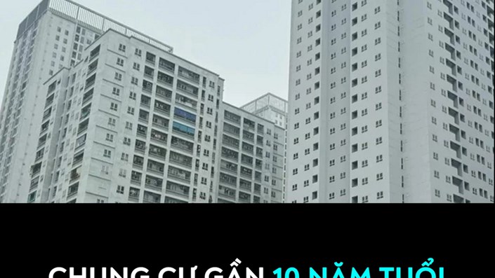 CHUNG CƯ GẦN 10 NĂM TUỔI GIÁ HƠN 100 TRIỆU ĐỒNG/M2  - 1