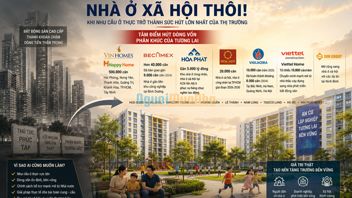 Rồi ai cũng làm nhà ở xã hội thôi!  - 1