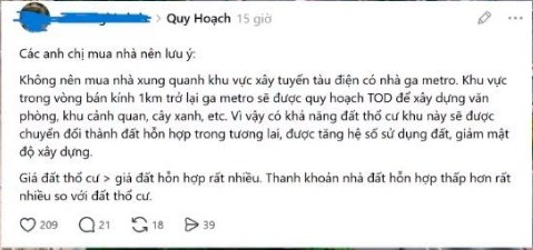 Mua nhà gần ga metro: "gà đẻ trứng vàng" hay cái bẫy quy hoạch? - 1