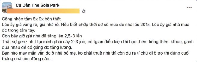 CÁI THỜI "VÀNG RẺ NHÀ RẺ" VÀ TIẾNG THỞ DÀI CỦA GEN Z - 1