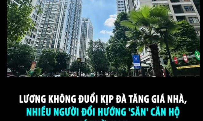 LƯƠNG KHÔNG ĐUỔI KỊP ĐÀ TĂNG GIÁ NHÀ, NHIỀU NGƯỜI ĐỔI HƯỚNG 'SĂN' CĂN HỘ CÓ THỜI HẠN  - 1