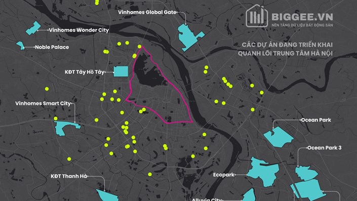 Nguồn cung không thiếu, nhưng giãn dân khỏi lõi Hà Nội vẫn khó! - 1