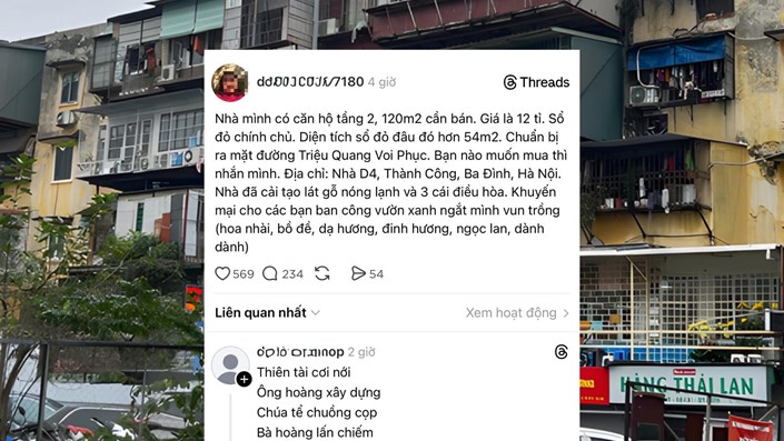 Sự “ngáo giá” của nhà tập thể ở Hà Nội: Khi 50 m² trên sổ có thể… sống như 120 m² - 1