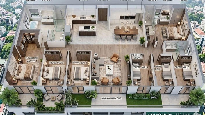 ⁉️Gần 40 tỷ cho căn chung cư 7PN tại Mipec Tố Hữu? - 1