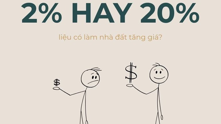 Tranh cãi thuế mới 2025 là 20% khi bán nhà - 1