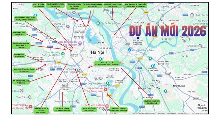 Hà Nội giờ đúng kiểu: mở điện thoại ra chưa chắc thấy người yêu nhắn tin, nhưng chắc chắn sẽ thấy thêm một dự án chung cư mới vượt mốc trăm triệu/m² - 1