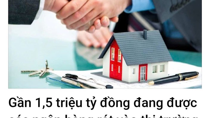 Tiền ngân hàng đổ vào bất động sản nhiều thế này, bảo sao giá nhà đất chả tăng! - 1