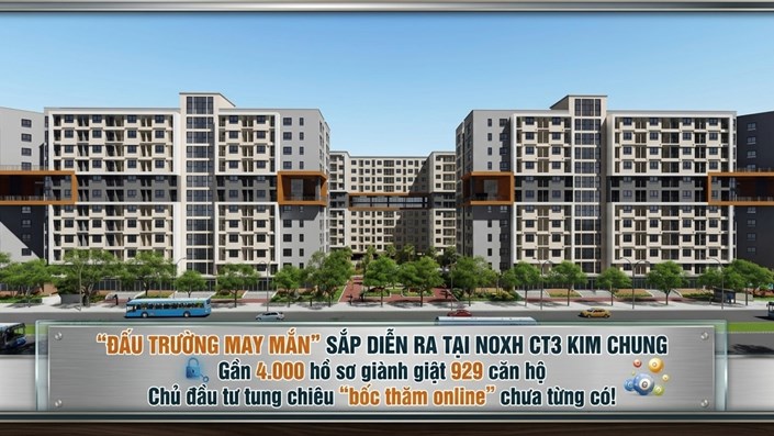 "Đấu trường may mắn" sắp diễn ra tại NOXH CT3 Kim Chung: Gần 4.000 hồ sơ giành giật 929 căn hộ, chủ đầu tư tung chiêu "bốc thăm online" chưa từng có! - 1
