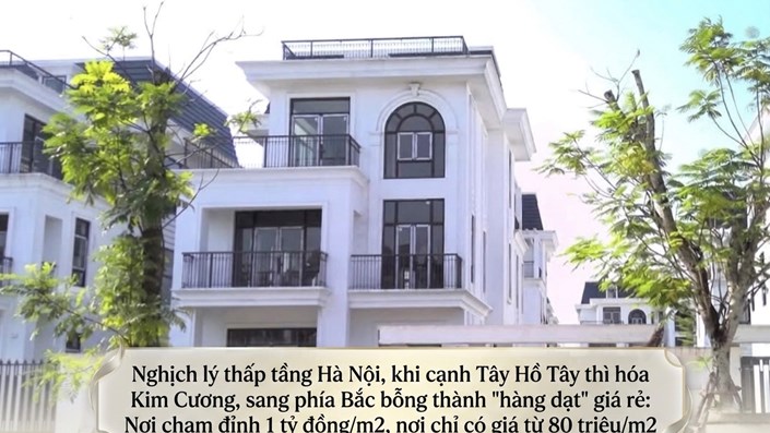 Nghịch lý thấp tầng Hà Nội, khi cạnh Tây Hồ Tây thì hóa Kim Cương, sang phía Bắc bỗng thành "hàng dạt" giá rẻ: Nơi chạm đỉnh 1 tỷ đồng/m2, nơi chỉ có giá từ 80 triệu/m2 - 1