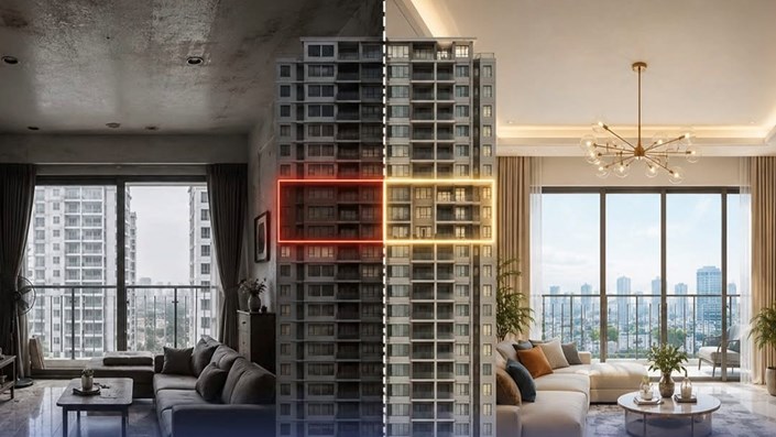 🔥 Bật ngửa với bảng giá chung cư: Vì sao căn bên cạnh "chill triệu đô", căn nhà mình lại "view bức tường" chênh nhau cả con xe? Đọc ngay để biết! - 1