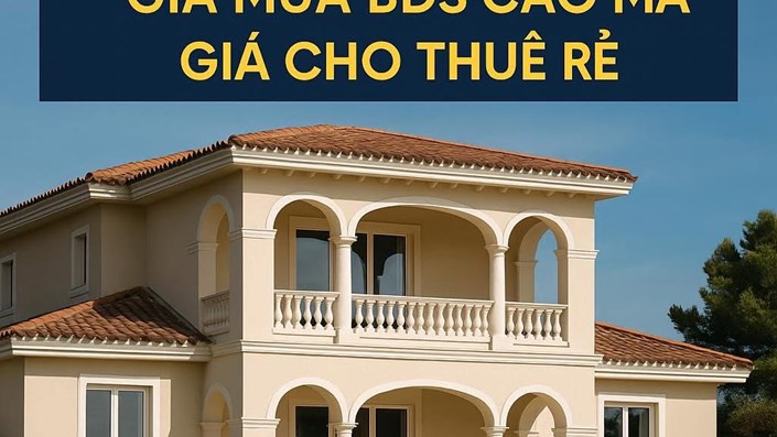 Nghịch lý ở Việt Nam: Giá mua bất động sản cao mà giá cho thuê lại rẻ - 1